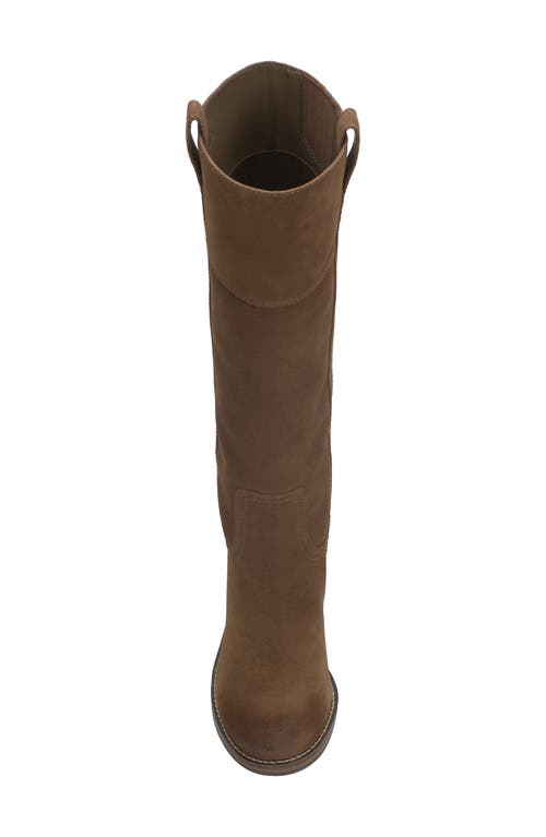 Lucky Brand Women's Hybiscus Knee-high Riding Boots In Desert Palm Oil Suede