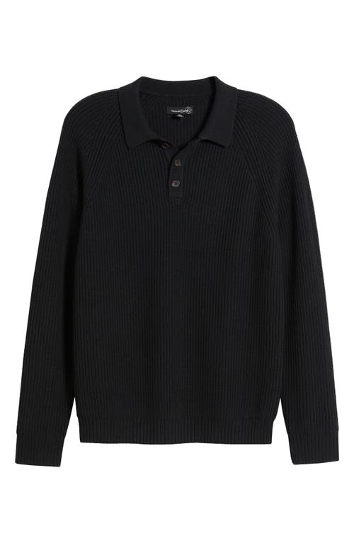 Shop Treasure & Bond Rib Cotton Blend Sweater In Black Caviar