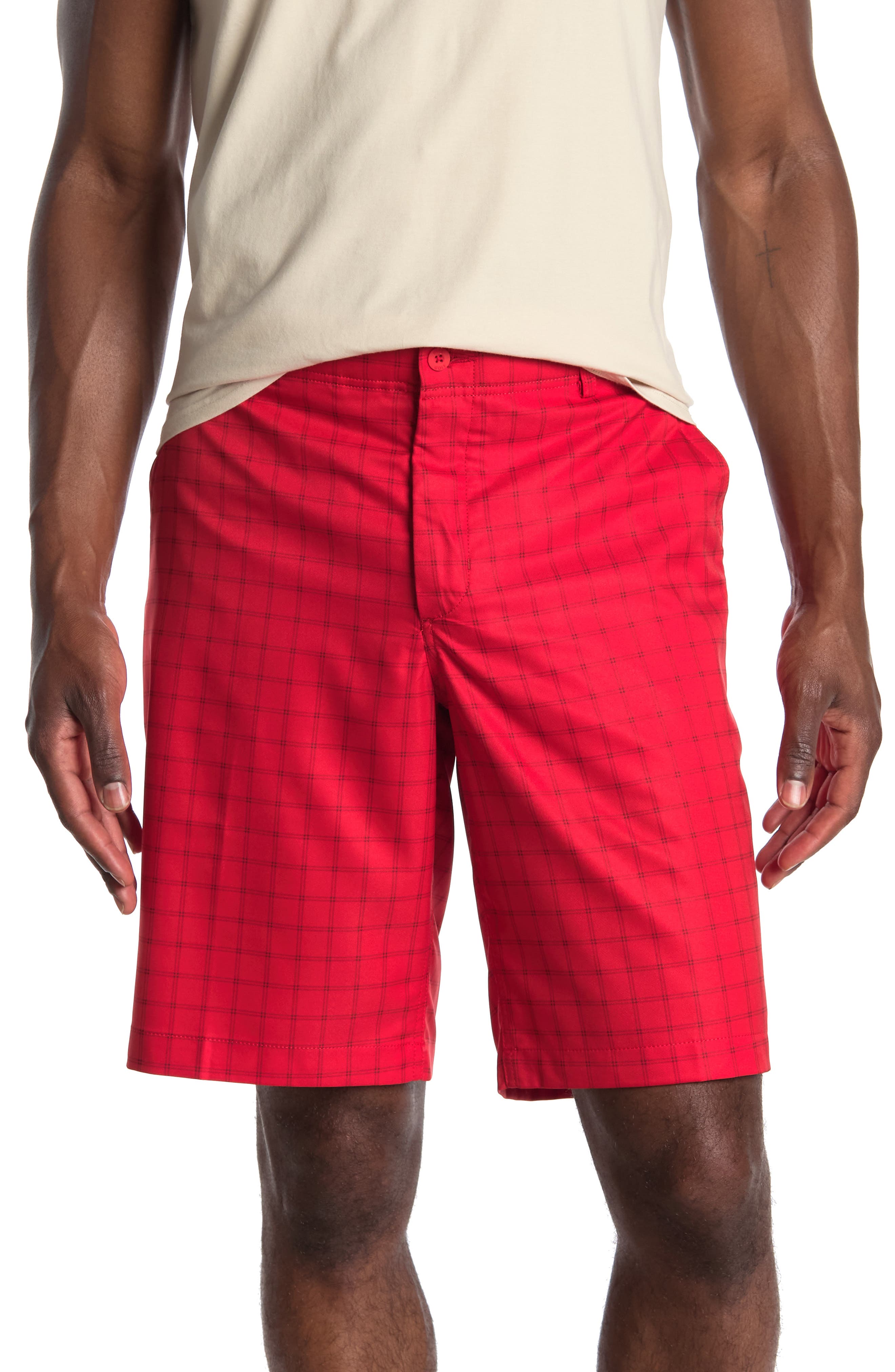 pink golf shorts