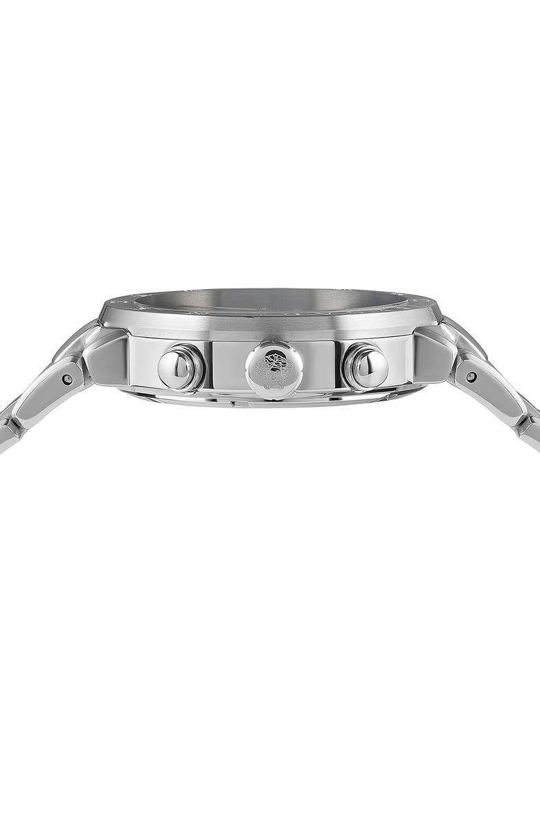 Men's Urban Mystique Black Dial Stainless Steel Bracelet Watch, 43mm