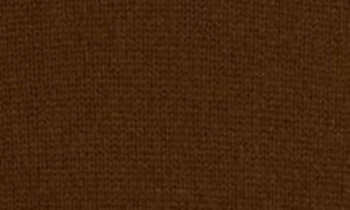 Frame Cashmere Crewneck Sweater In Dark Camel