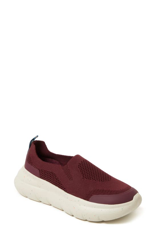 Dearfoams Women's Crimson Regrind Lightweight Slip-on With Energy Return Technology In Fig