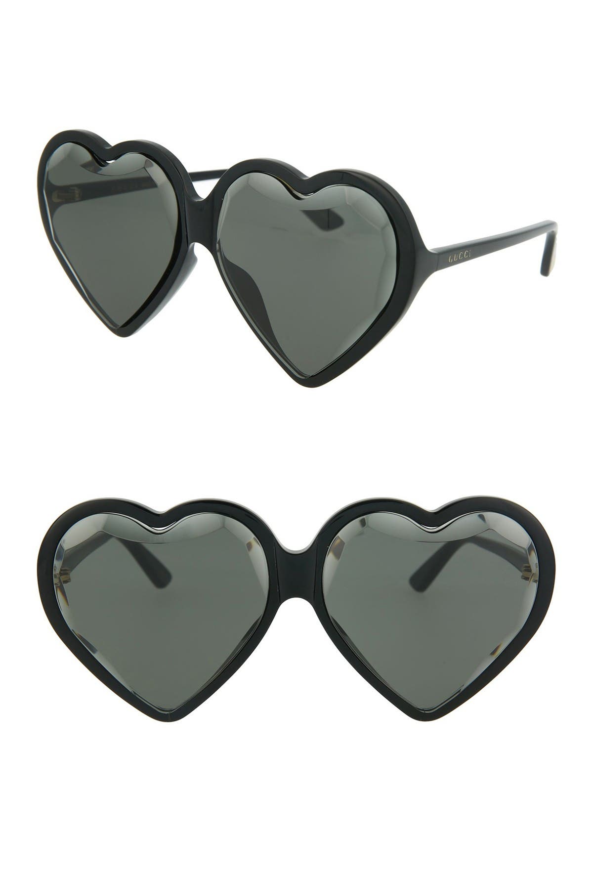 gucci black heart sunglasses
