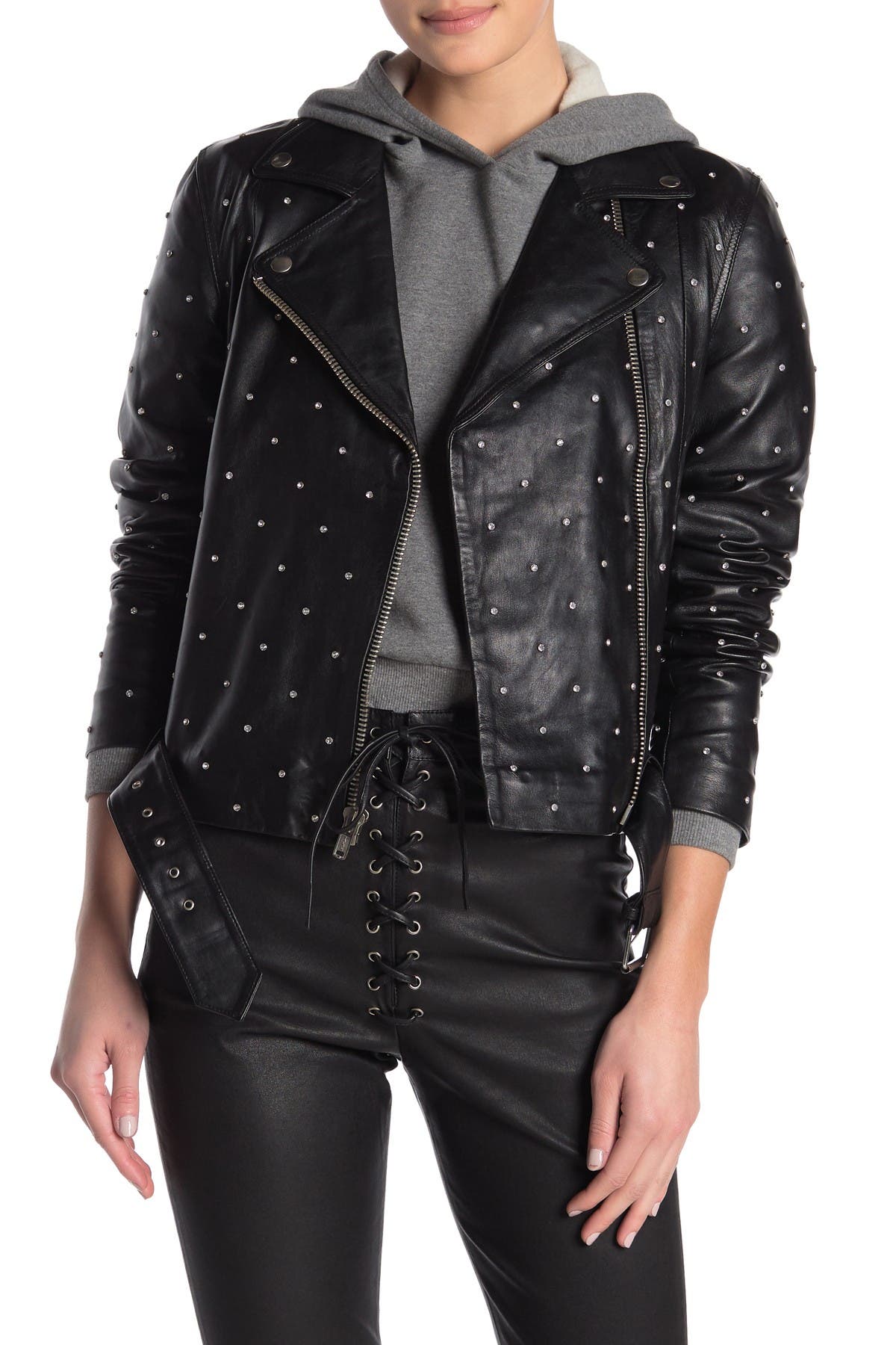 rhinestone embellished jacket