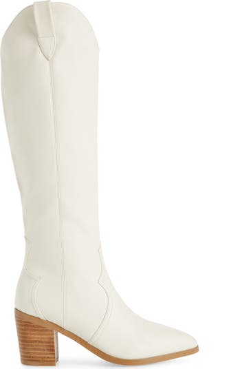 Billini white discount knee high boots