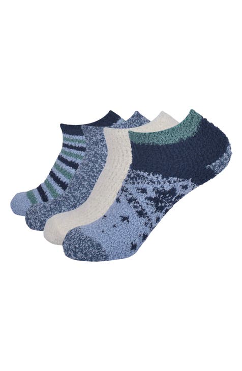 Shop Pack of 3 - Animal Print Ankle Length Anti-Skid Socks Online