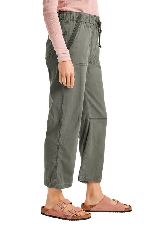 Shop Splendid Gianna Crop Drawstring Pants In Soft Vob