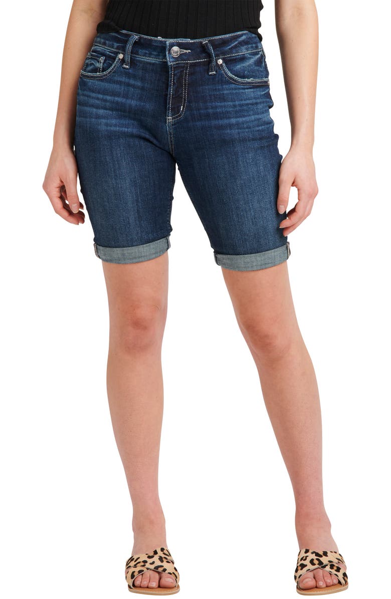 Silver Jeans Co. Suki Mid Rise Bermuda Shorts | Nordstrom