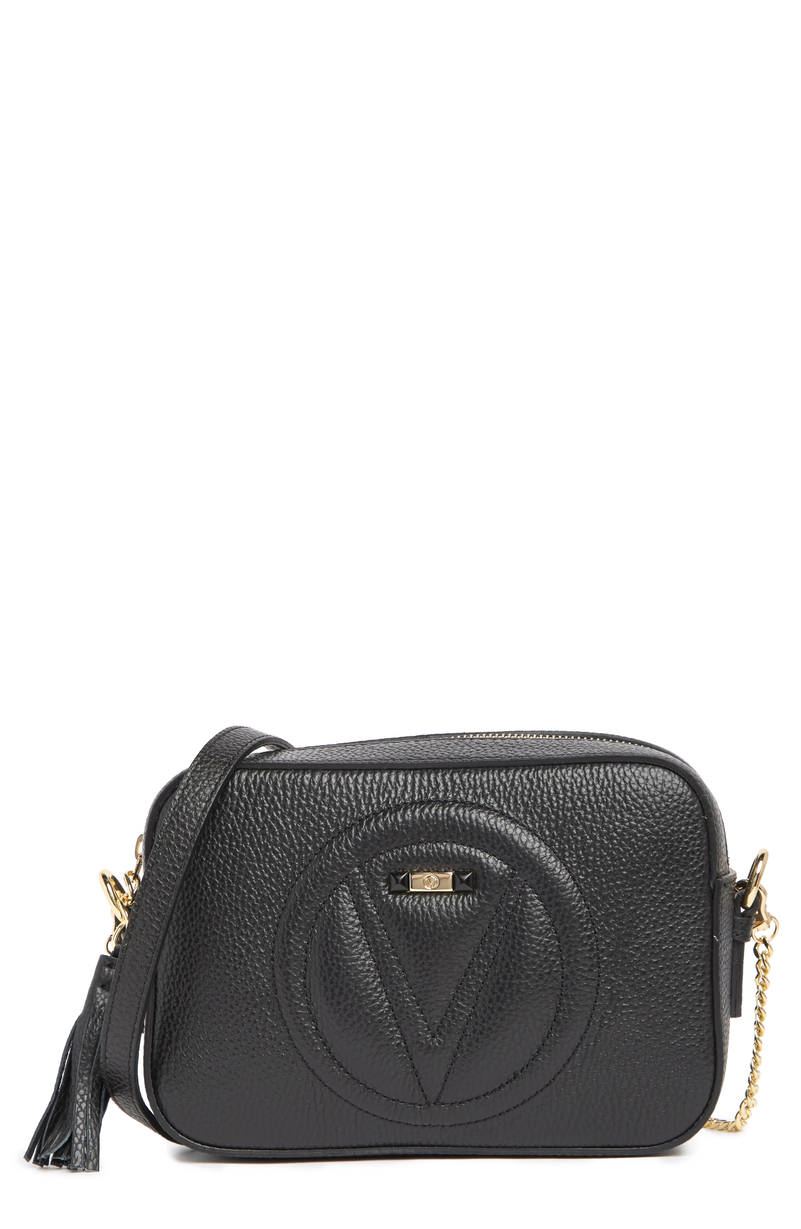 valentino black tassel bag