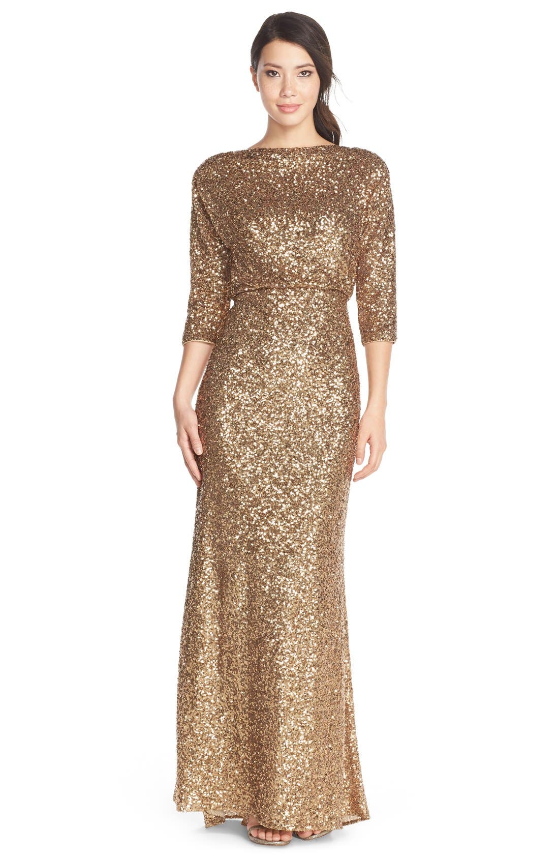 badgley mischka sequin tie waist blazer