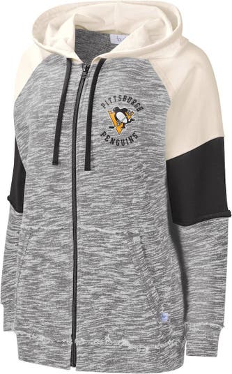 Pittsburgh Penguins Fanatics Branded Women's Filled Stat Sheet Pullover  Hoodie - Black