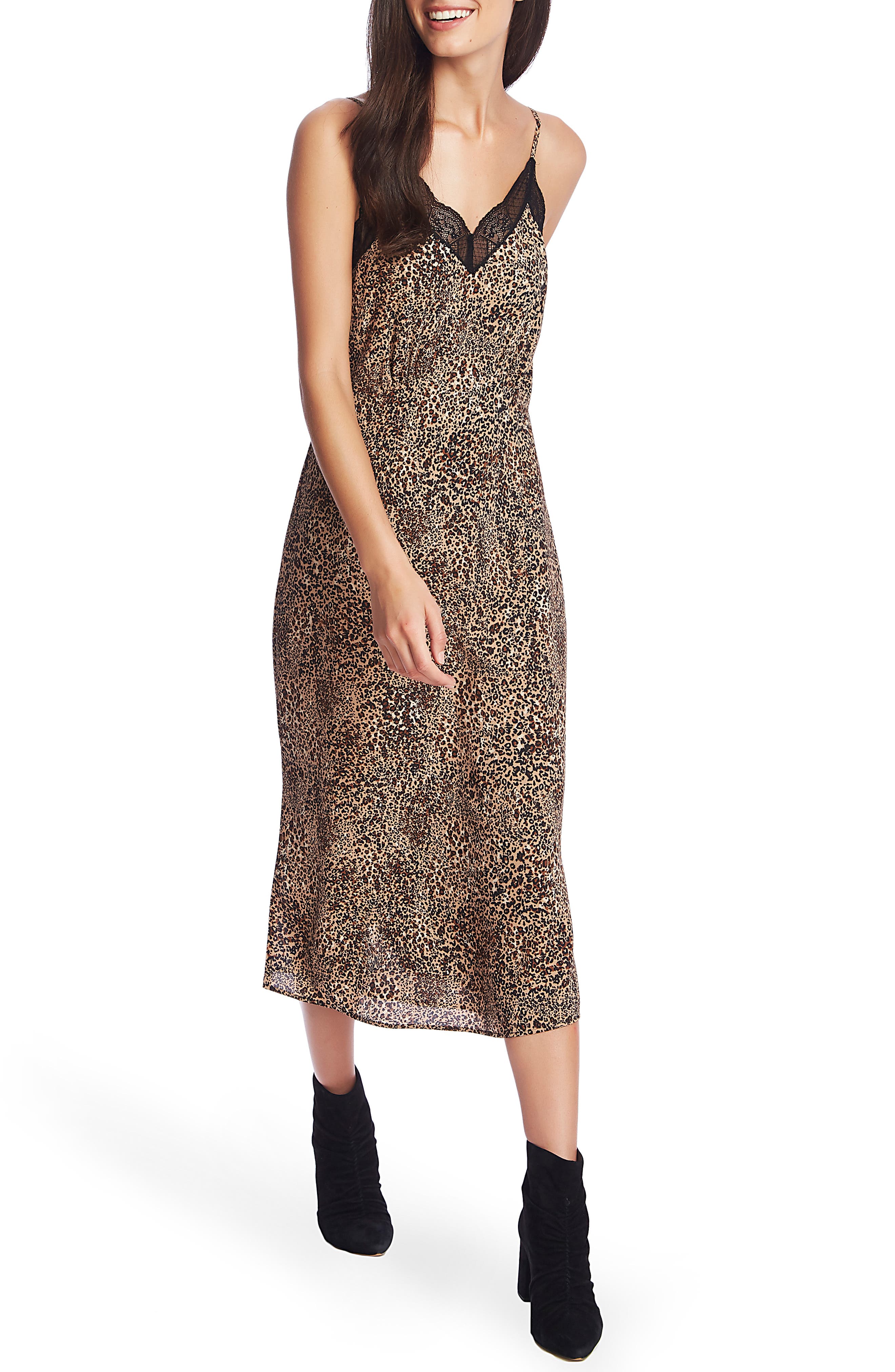 1. State Animal Beats Slipdress, Beige