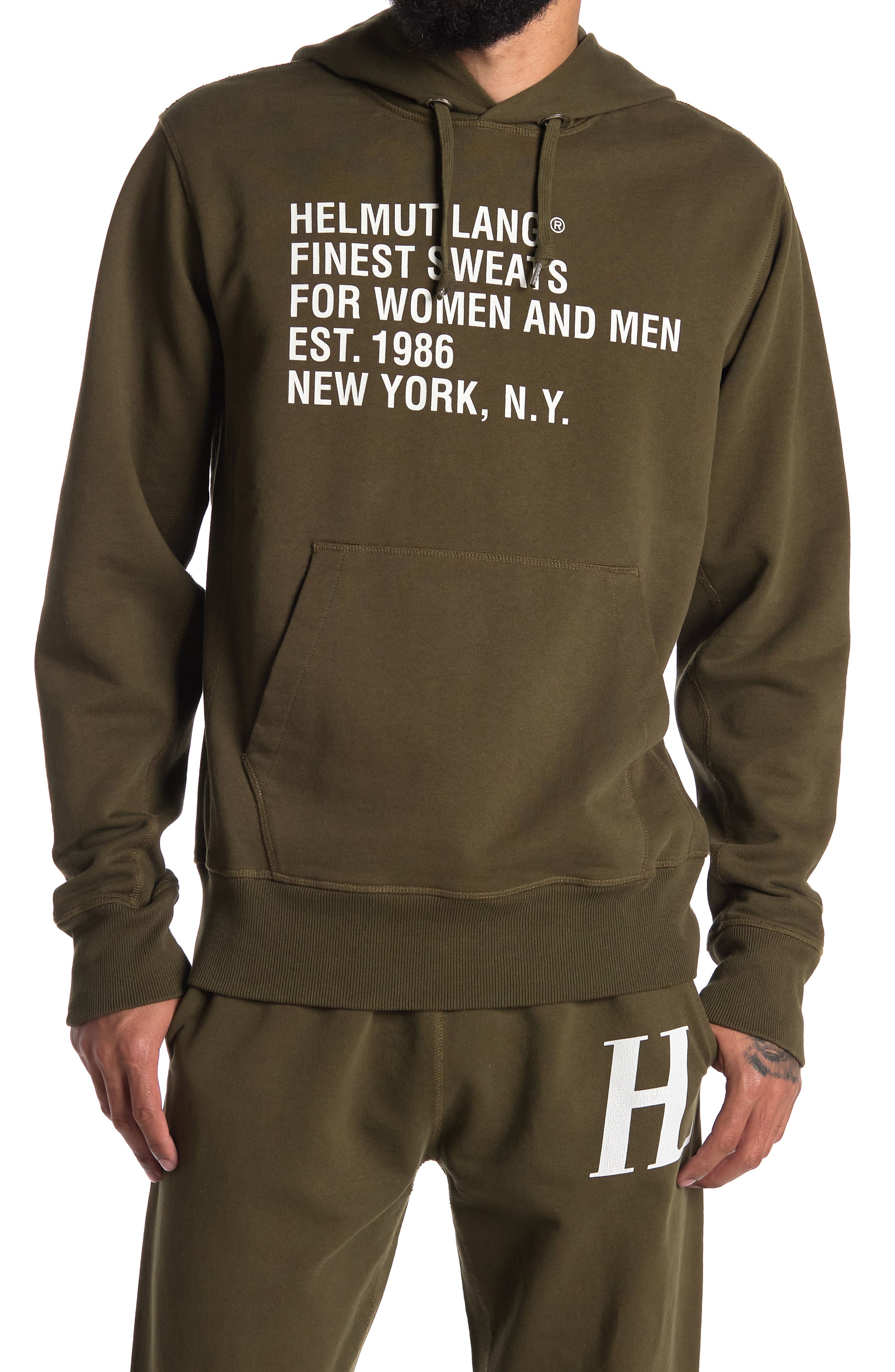 helmut lang standard hoodie