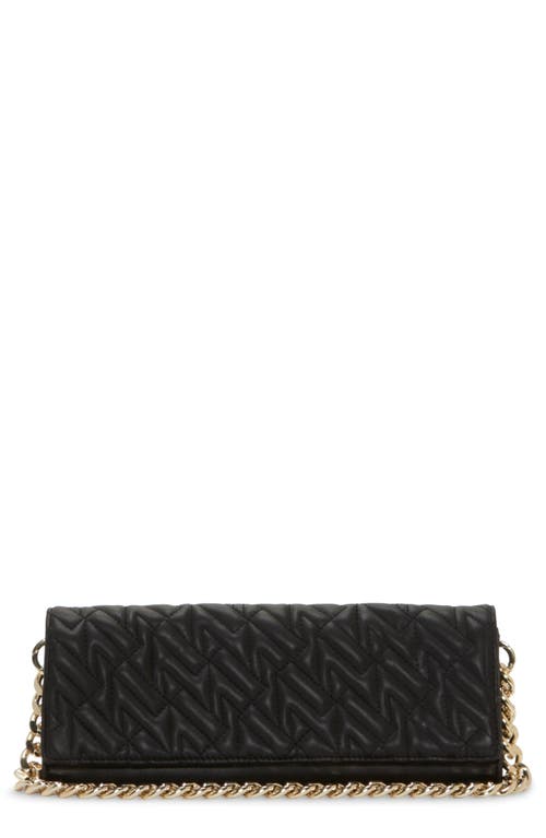 Vince Camuto Kokel Quilted Leather Clutch in Black Lambca