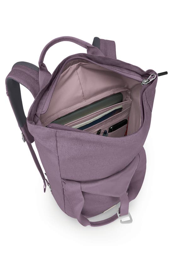 Shop Osprey Arcane™ Recycled Polyester Hybrid Tote Pack In Purple Dusk Heather