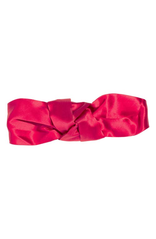 L. Erickson Knotted Head Wrap in Fuchsia at Nordstrom