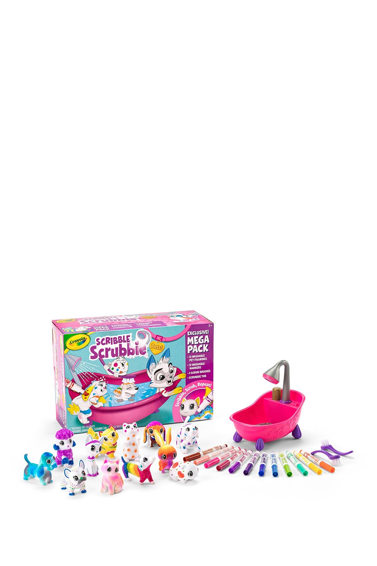 crayola mega scribble scrubbie set