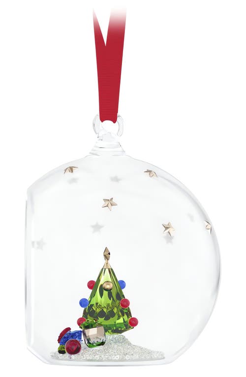 Shop Swarovski Holiday Cheers Trees & Gifts Crystal Ornament In Multicolored