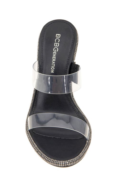 Shop Bcbg Tenia Sandal In Clear/black