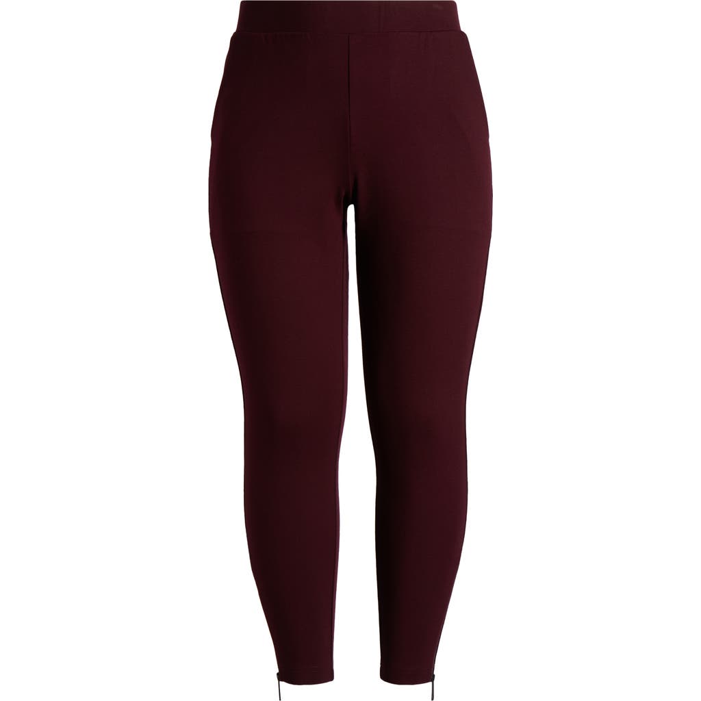 Universal Standard Moro Pull-on Pants In Black Cherry