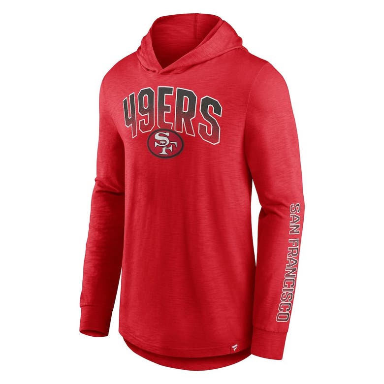 San Francisco 49ers Fanatics Branded Extra Point Pullover Hoodie - Scarlet