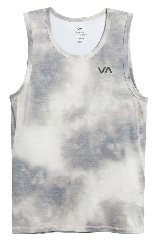 Shop Rvca Sport Vent Tank In Chalk Wash