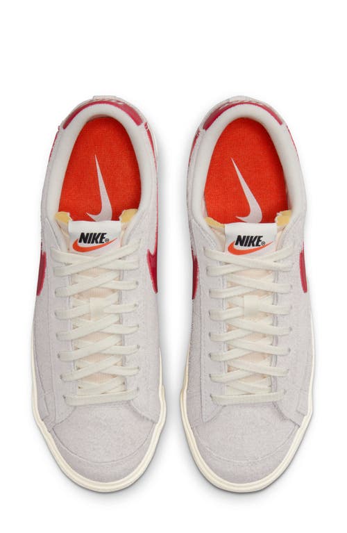 Shop Nike Blazer Low '77 Sneaker In Summit White/red/sail