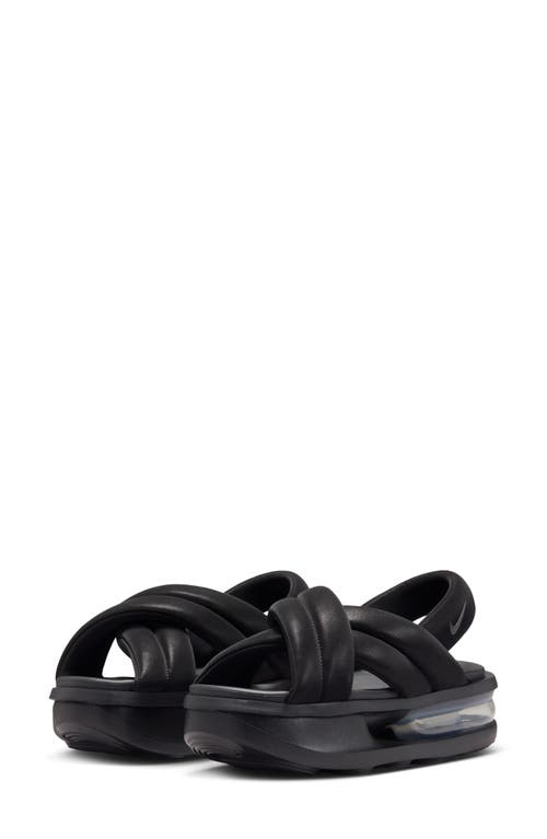 Nike Air Max Isla Platform Sandal In Black/black/anthracite