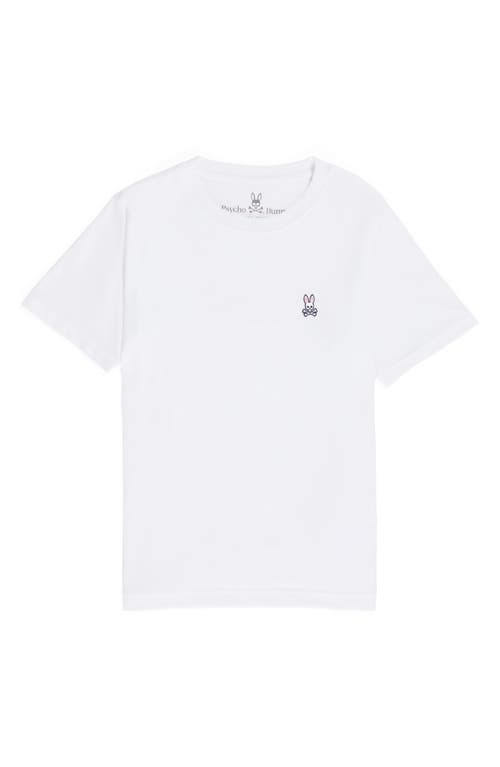 Psycho Bunny Kids' Cotton T-shirt In White