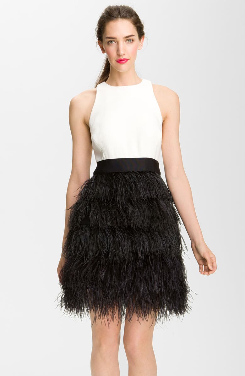 Milly 'Sasha' Feathered Dress | Nordstrom