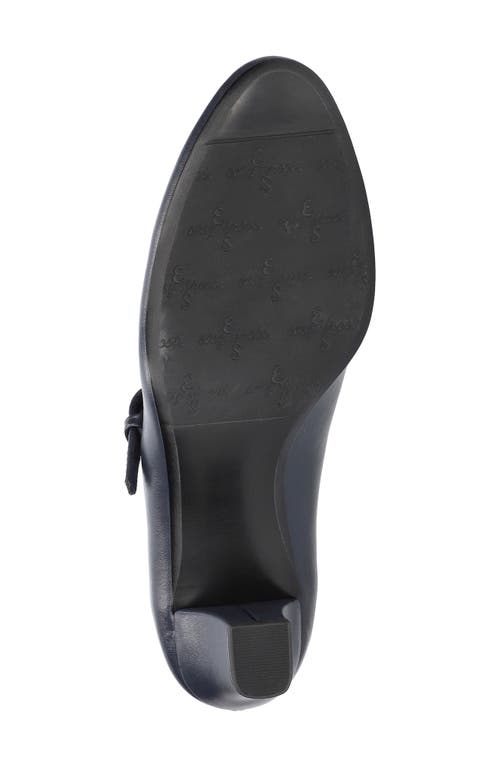 Easy Street 312420 Womens Adjustable Manmade Block Heels In Navy