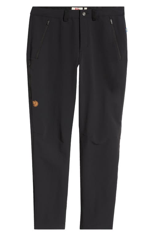 Shop Fjall Raven Fjällräven Abisko Winter Stretch Pants In Black