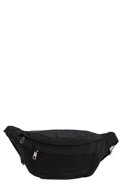 Lucky Nylon Bum Bag in Black