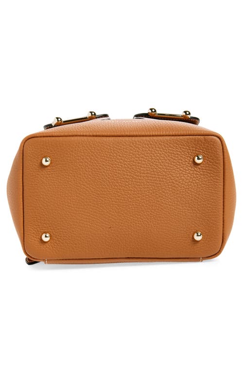Strathberry Osette Leather Backpack In Tan