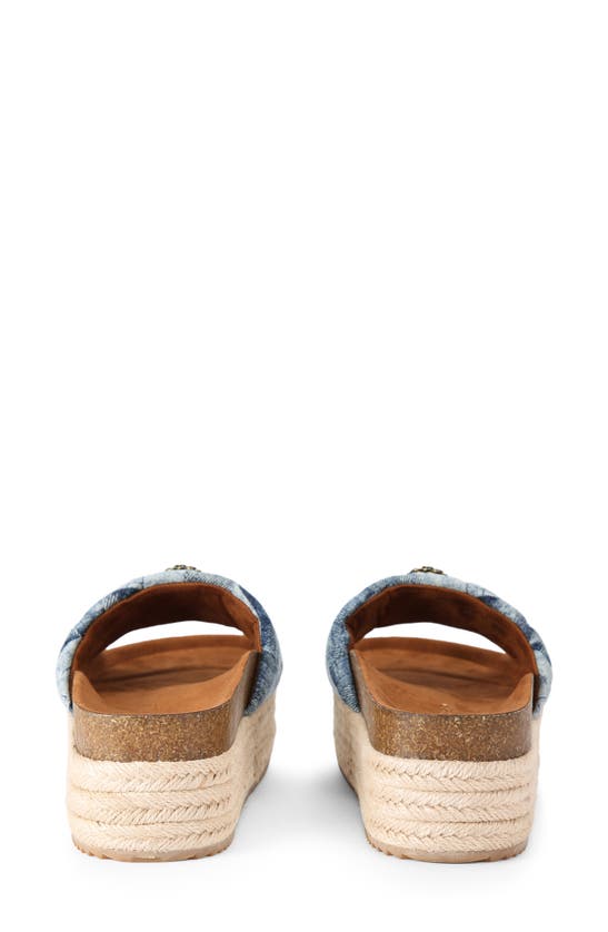 Kurt Geiger Kensington Platform Sandal In Navy