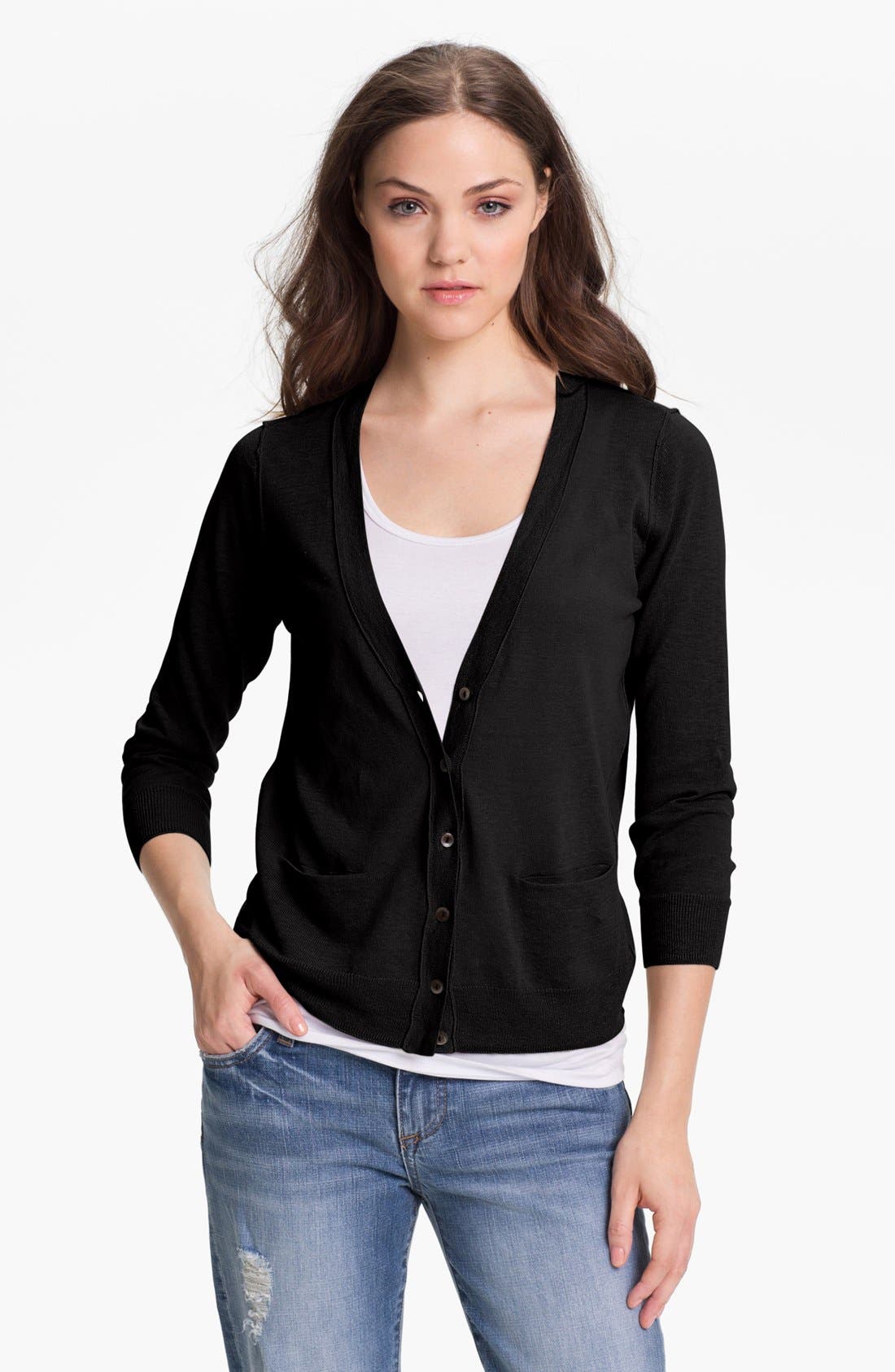 Caslon® VNeck Cardigan Nordstrom