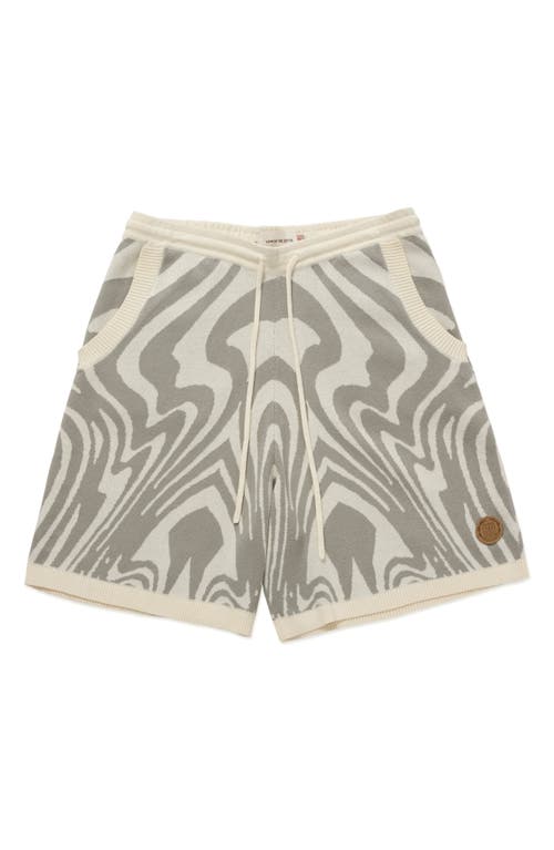 HONOR THE GIFT Dazed Cotton Knit Drawstring Shorts Bone at Nordstrom,