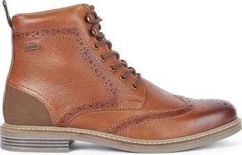 Barbour belsay deals wingtip brogue boots