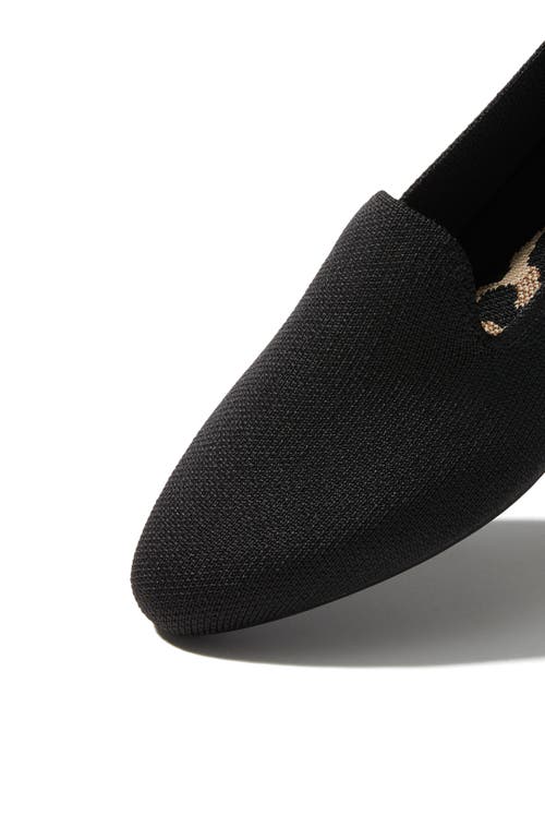 Rothys Almond Loafers In Black