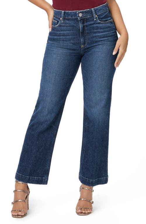 PAIGE Flaunt Amour Curvy High Waist Ankle Wide Leg Jeans Narrative at Nordstrom,