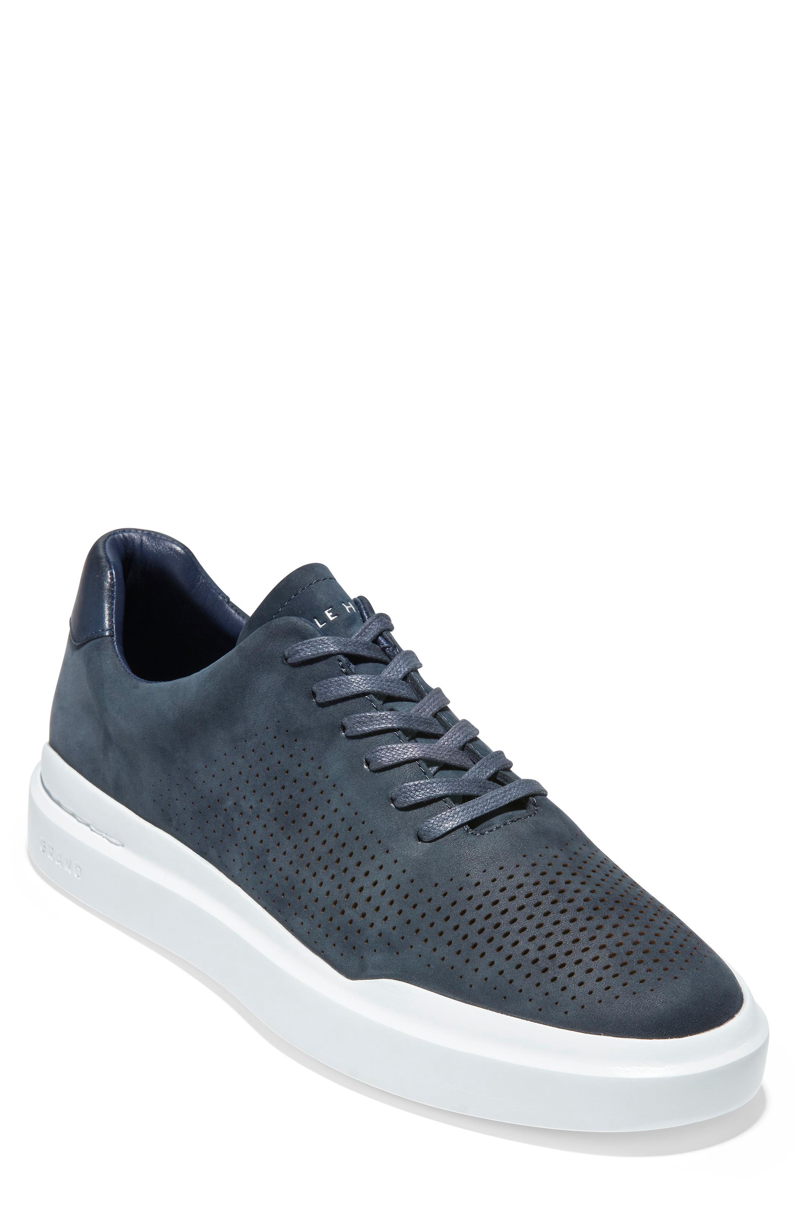 cole haan grandpro perforated sneaker
