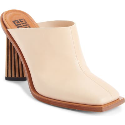Givenchy Show Square Toe Mule - Beige
