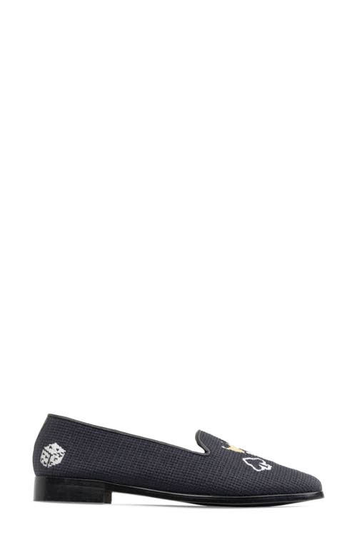 Bypaige Needlepoint Loafer In Black