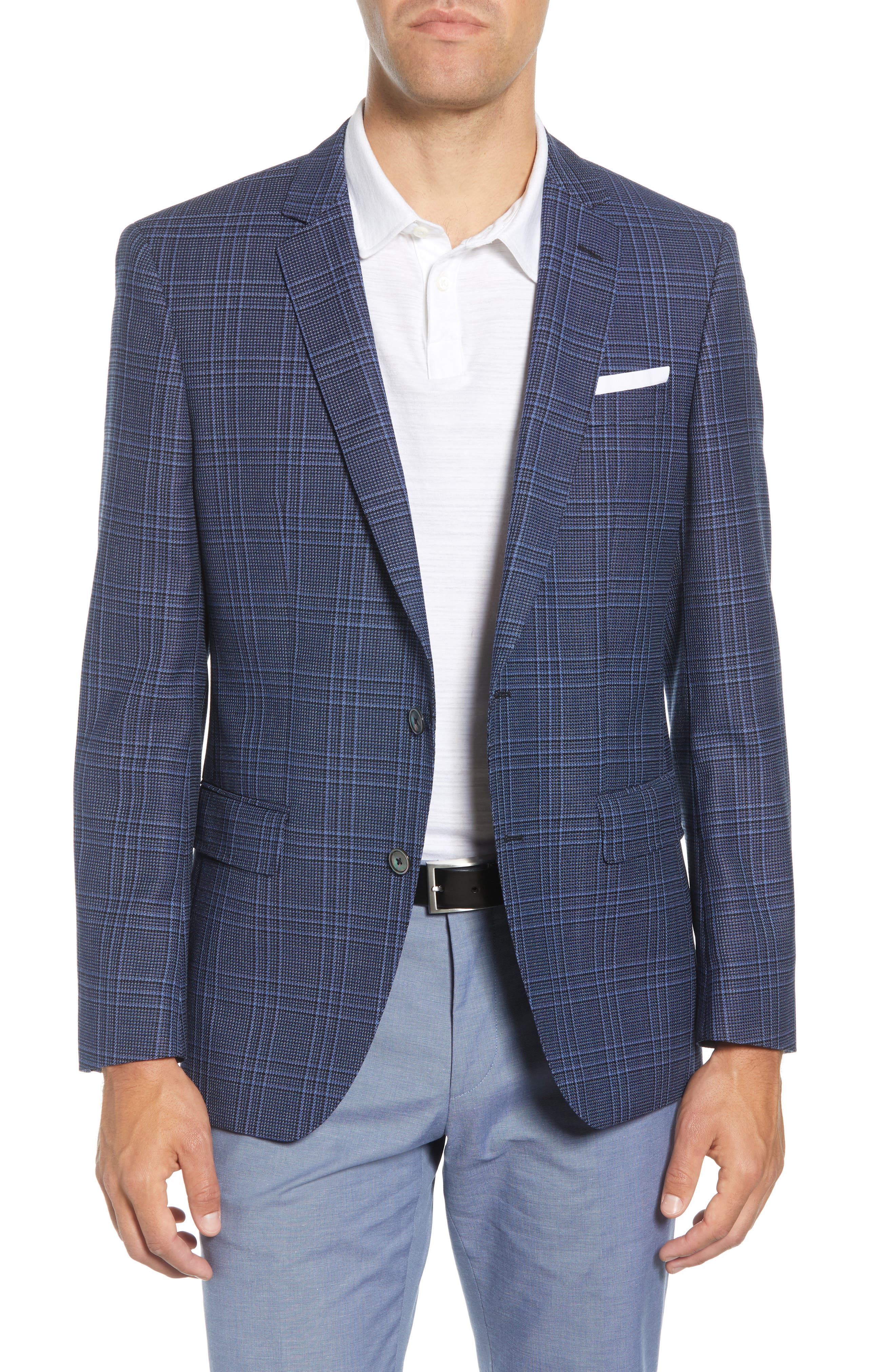 boss hutsons trim fit blazer