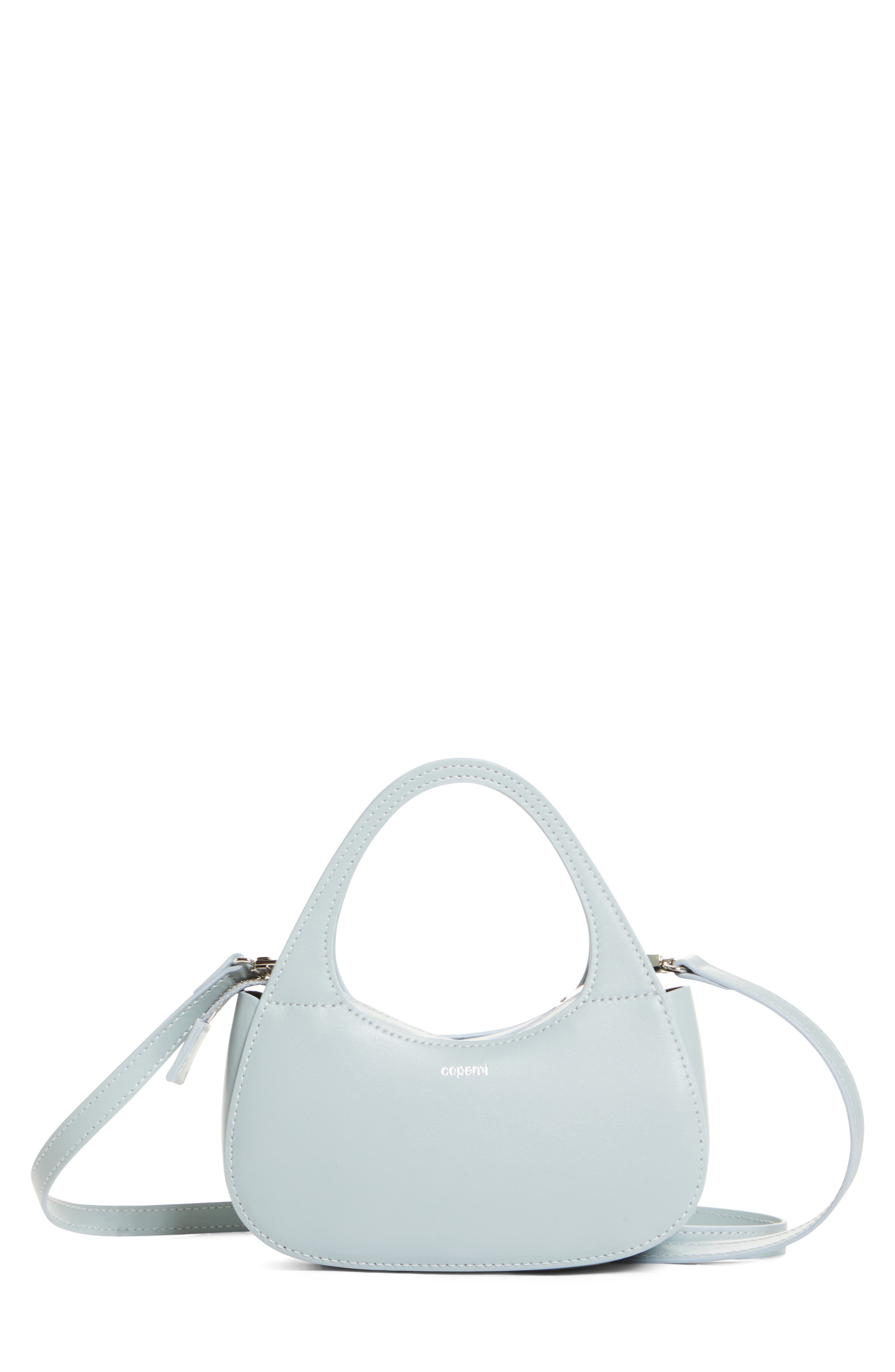 pale grey handbag