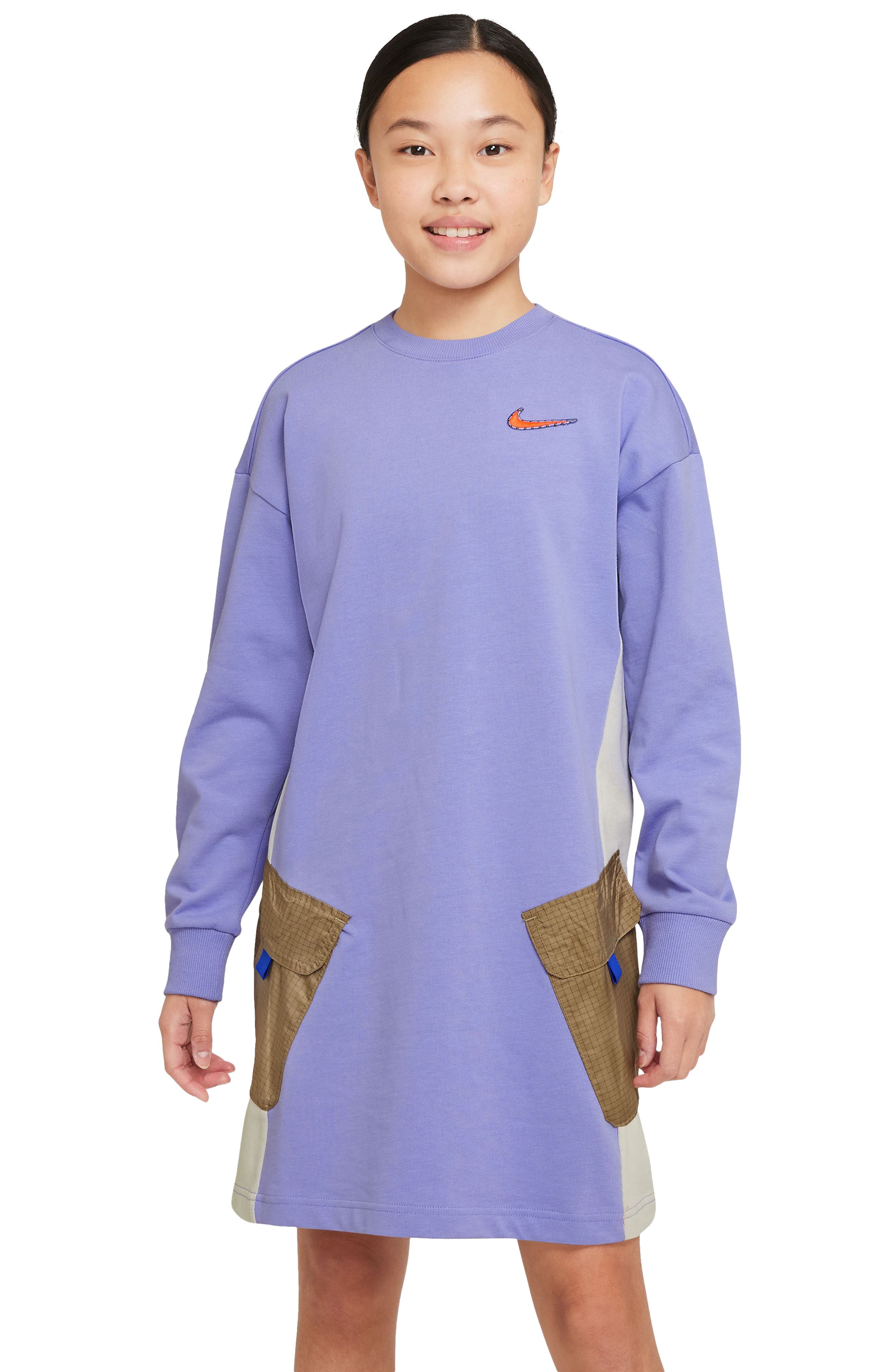 Nike Kids' Sports Sweater Dress | Nordstrom