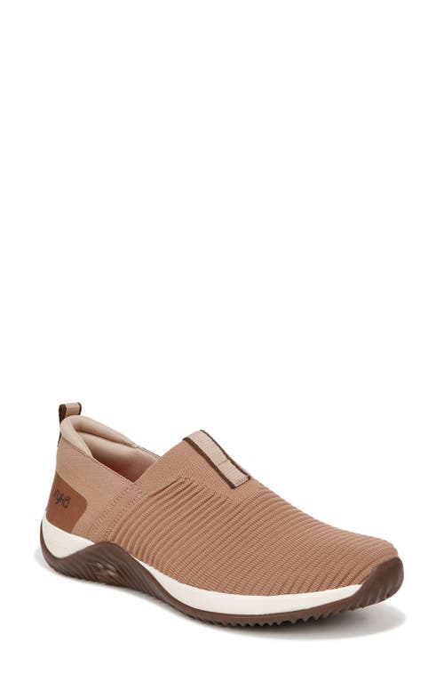 Shop Ryka Rykä Echo Knit Slip-on Sneaker In Brown