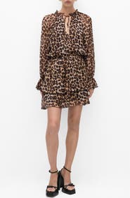 Cheetah print dress nordstrom best sale