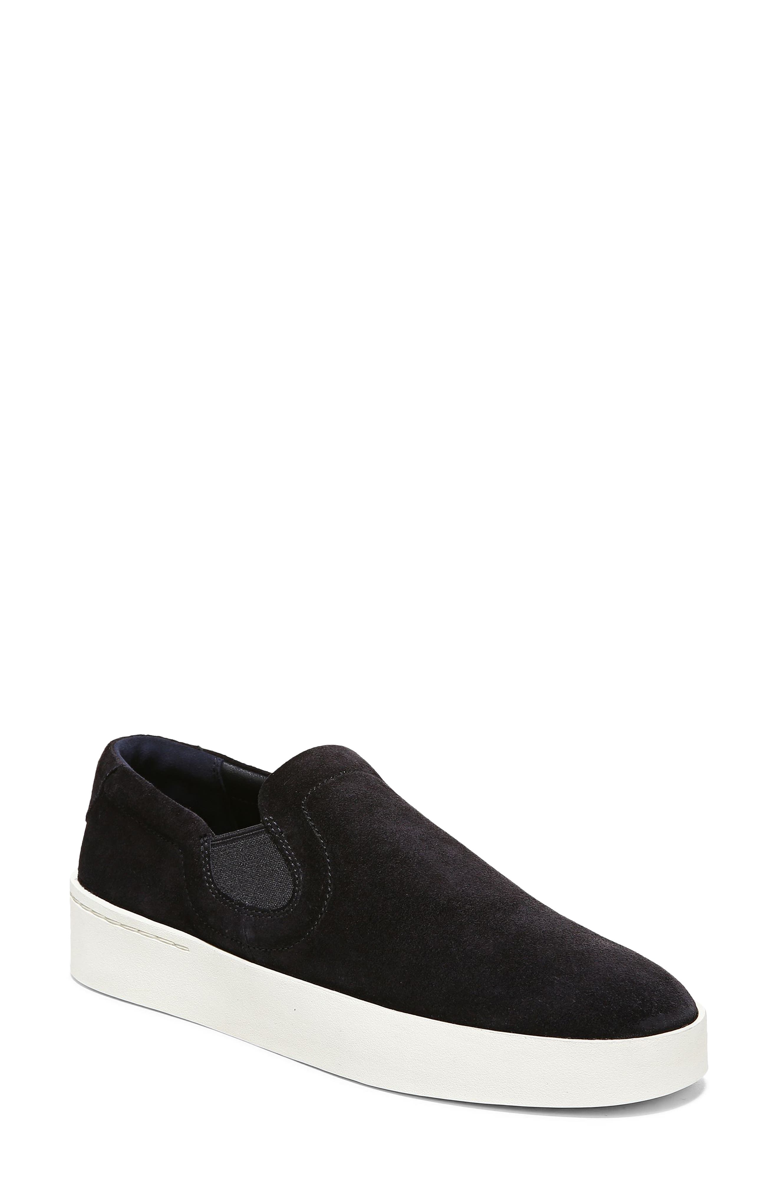 vince grey slip on sneakers