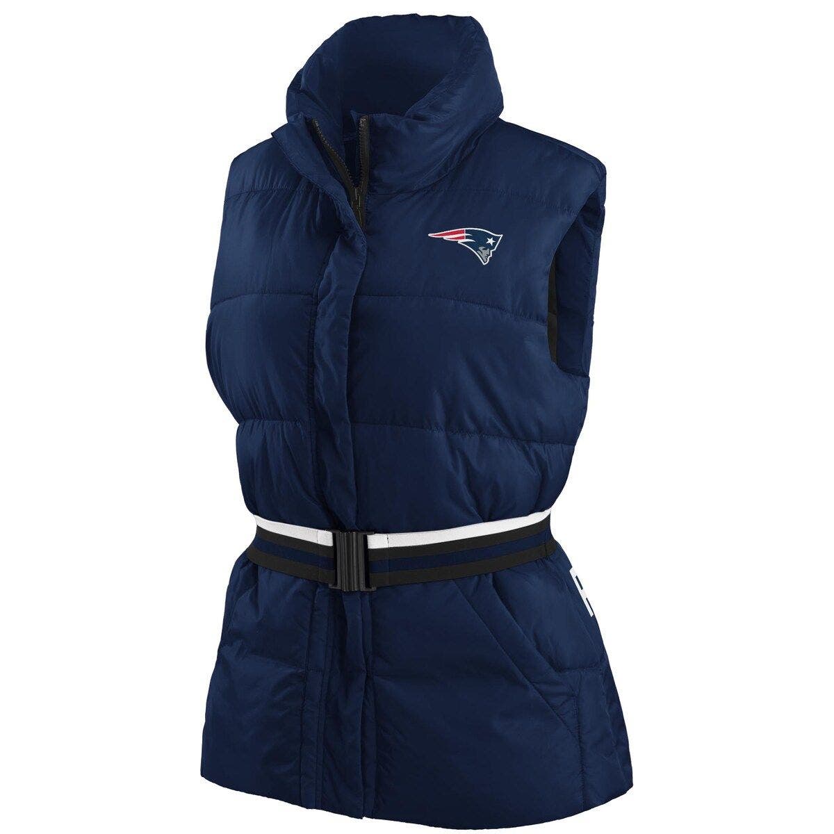 New England Patriots WEAR By Erin Andrews Women's Half-Zip Jacket - Navy